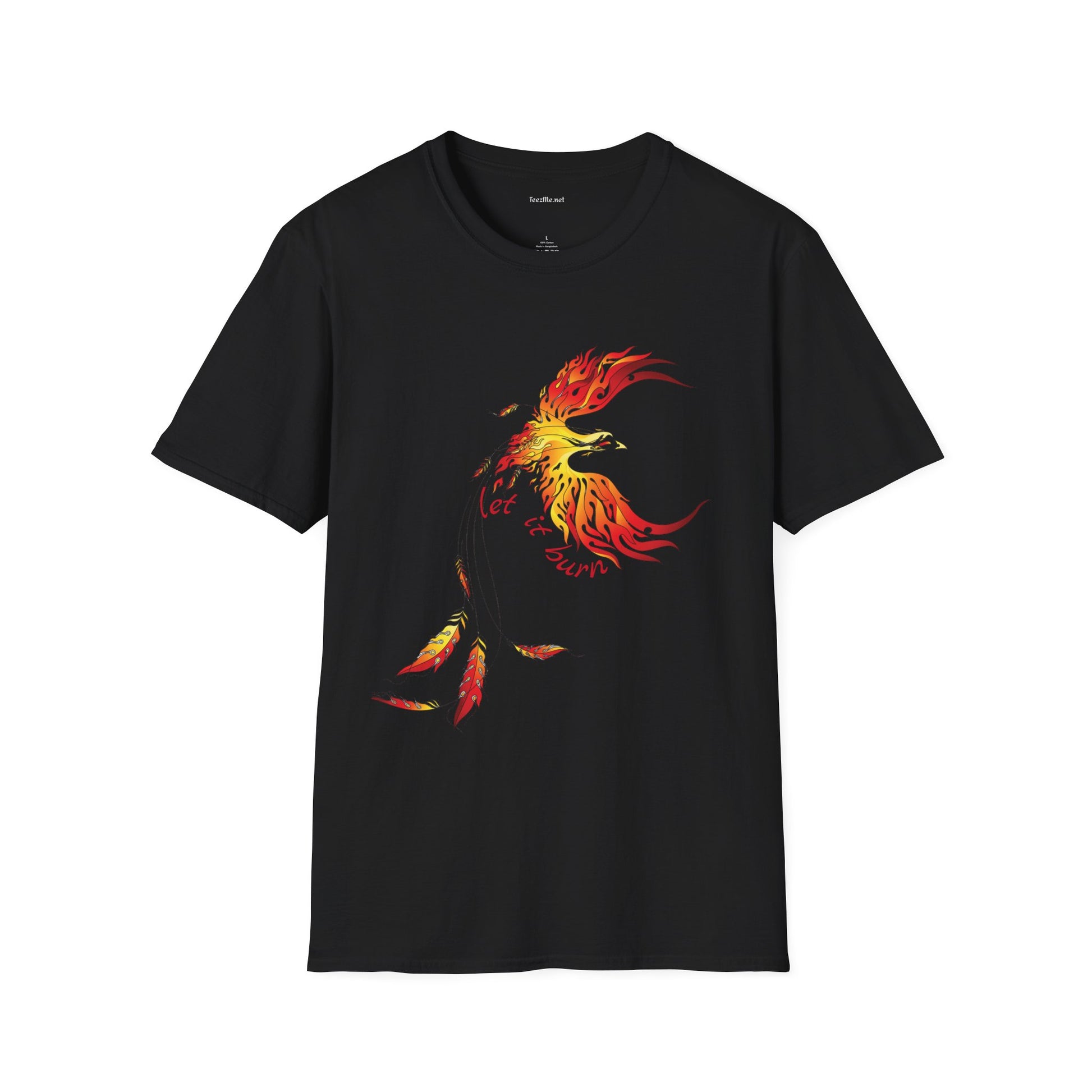 Let it Burn - Unisex Softstyle T-Shirt 100% Cotton Graphic