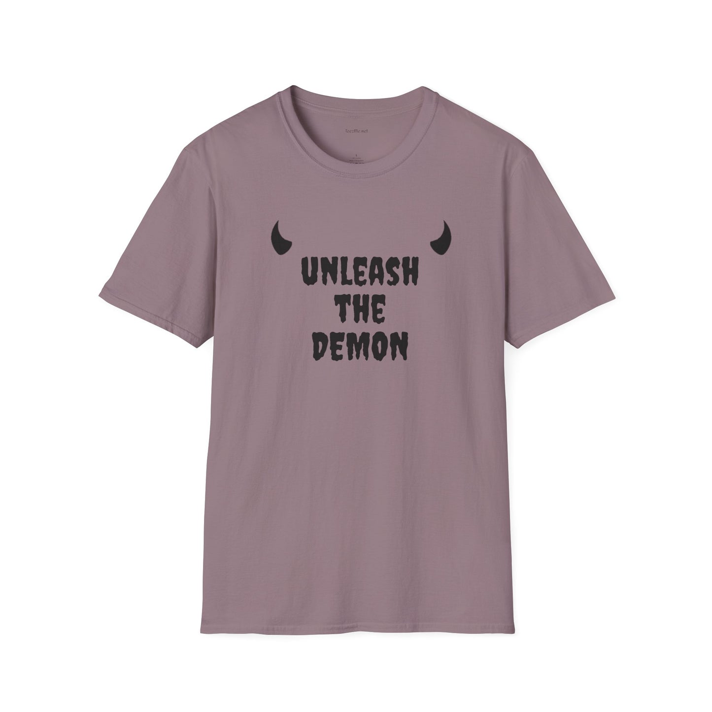 unleash the DEMON - Unisex Softstyle T-Shirt 100% Cotton Graphic