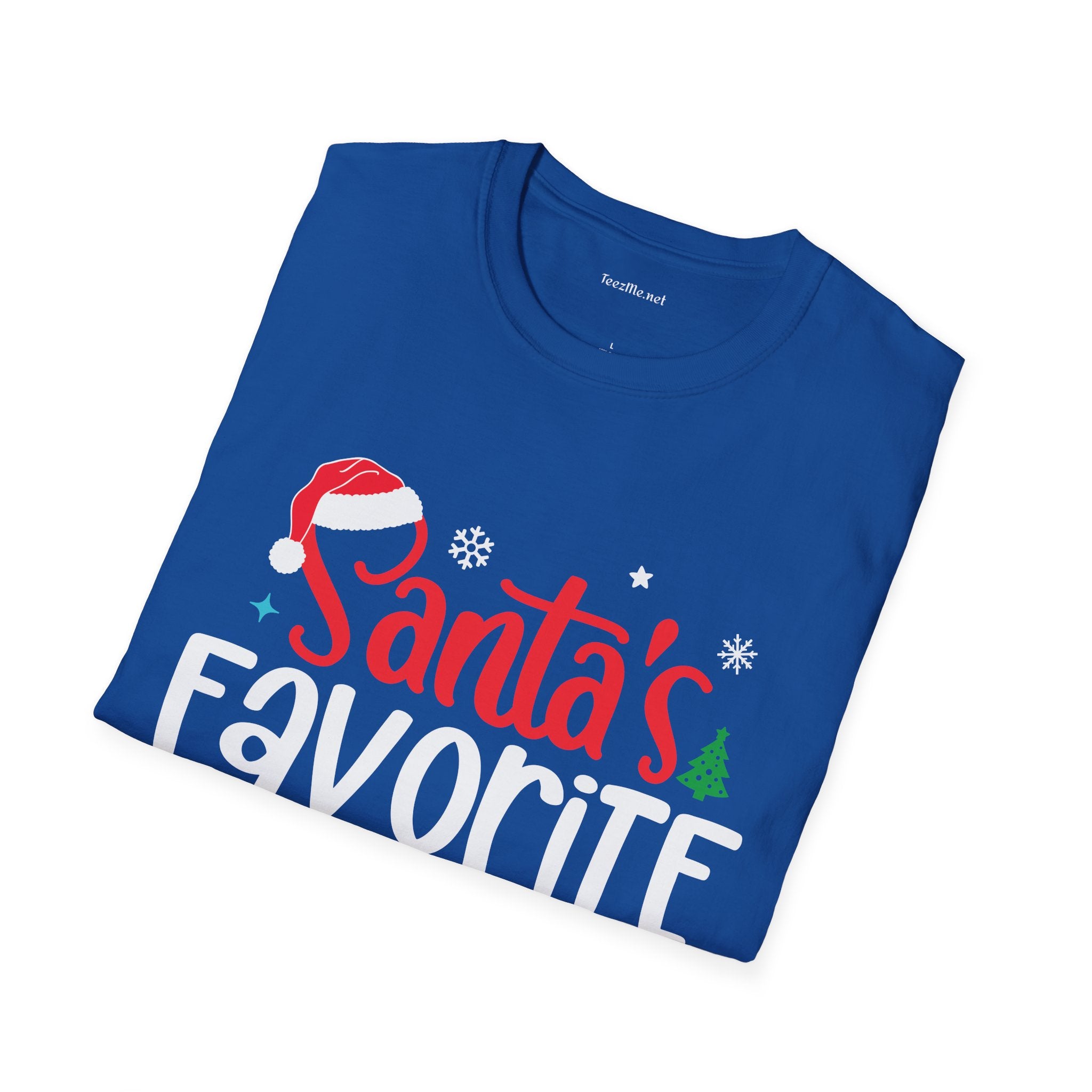 Santa's Favorite Esthetician T-Shirt — Funny Christmas Skincare Gift