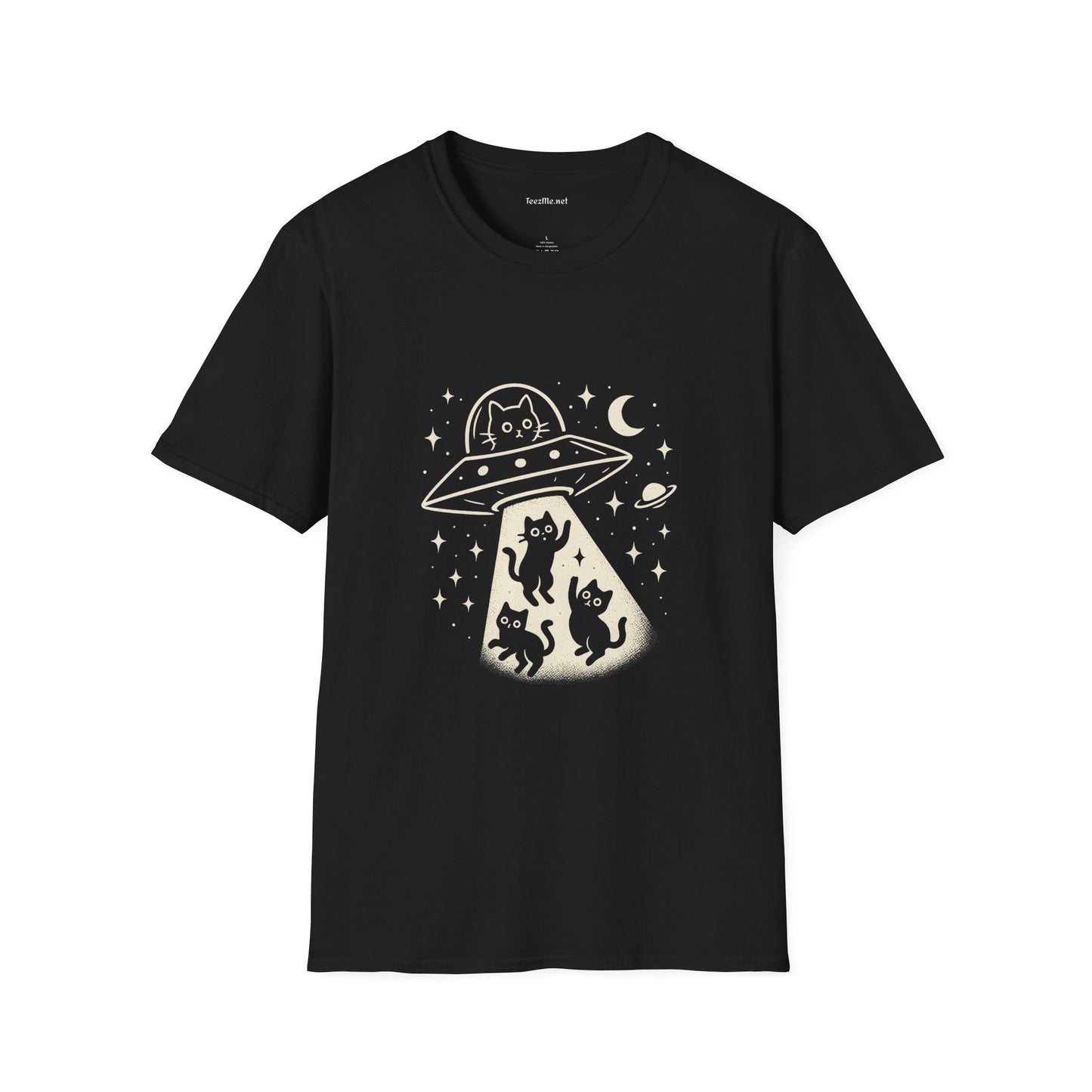 UFO Cats Unisex Softstyle T-Shirt 100% Cotton Graphic