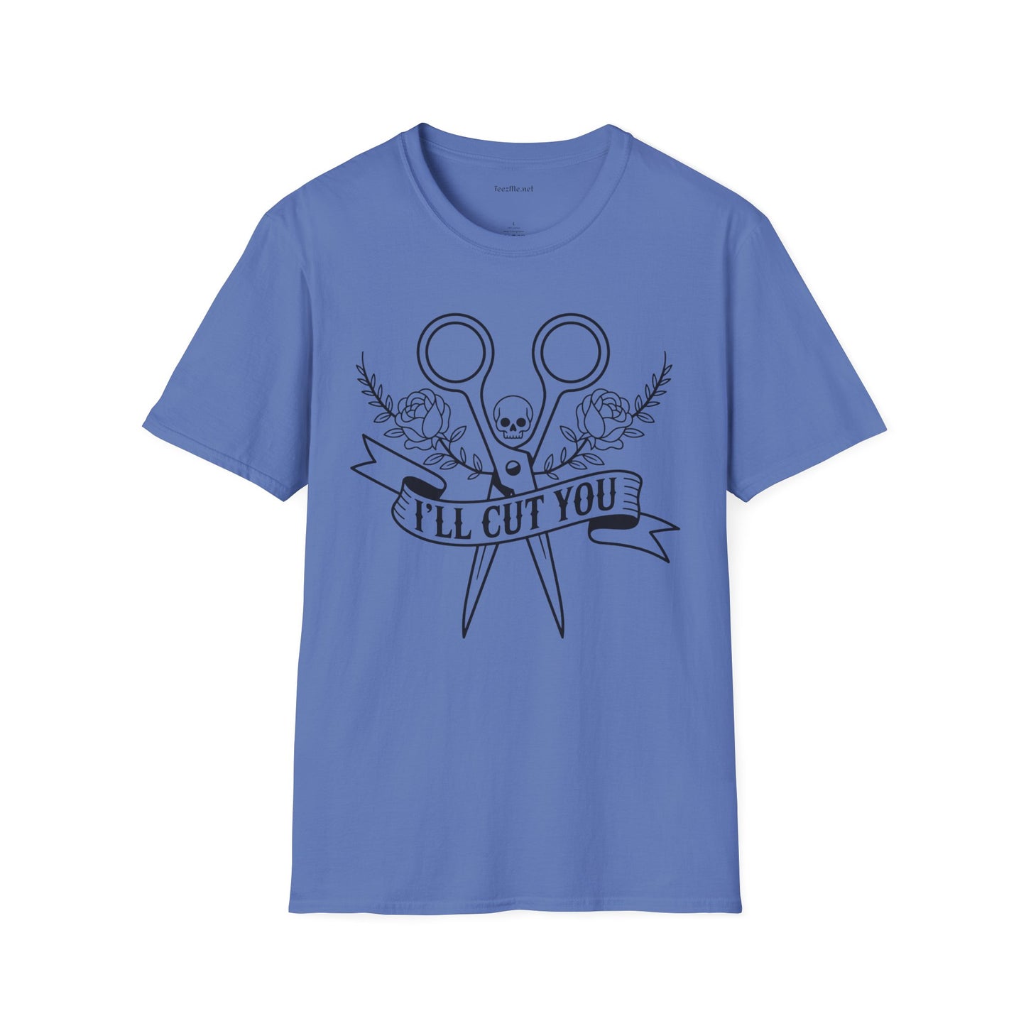 I'll Cut You Hairstylist Love Unisex Softstyle T-Shirt 100% Cotton Graphic