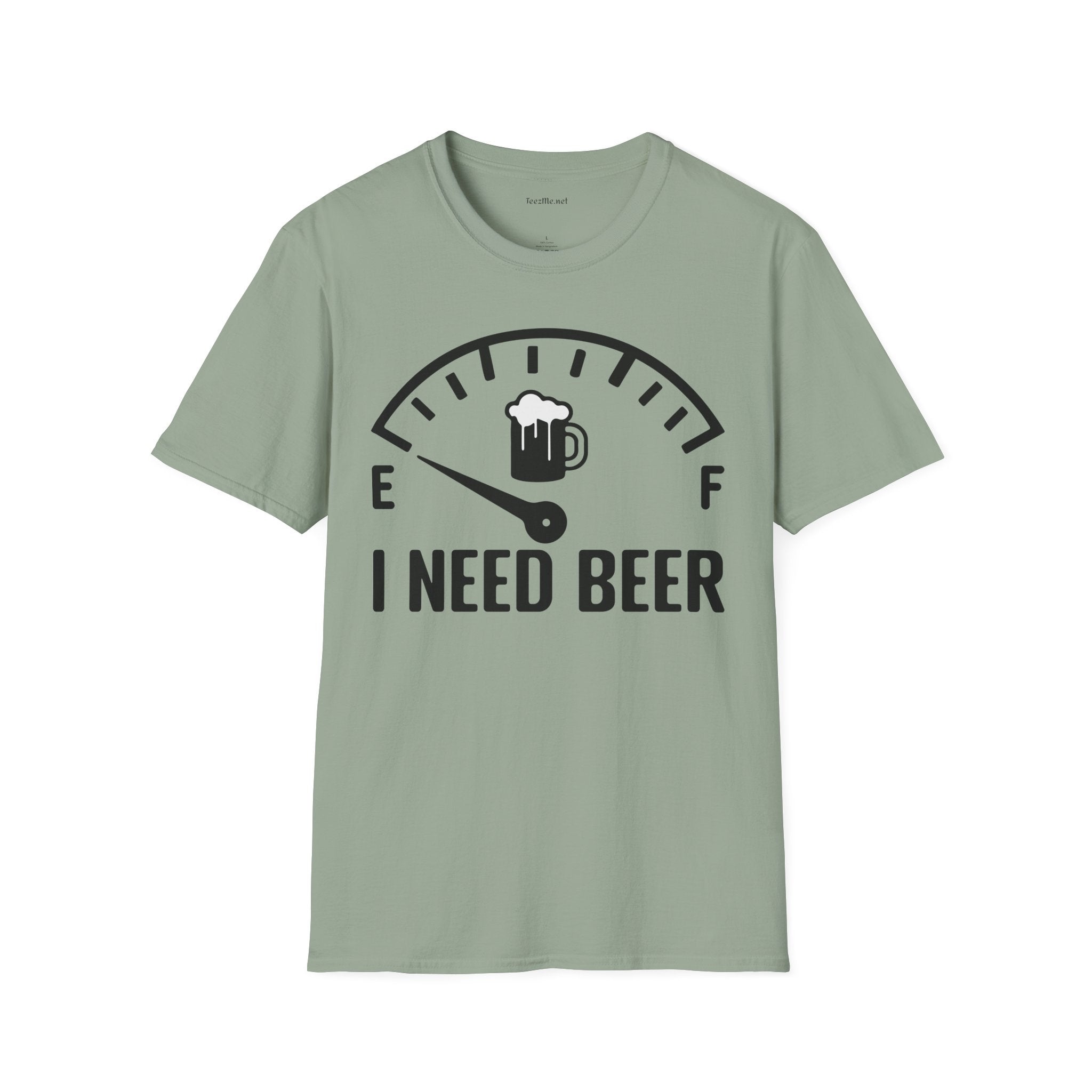 I NEED BEER Unisex Softstyle T-Shirt 100% Cotton