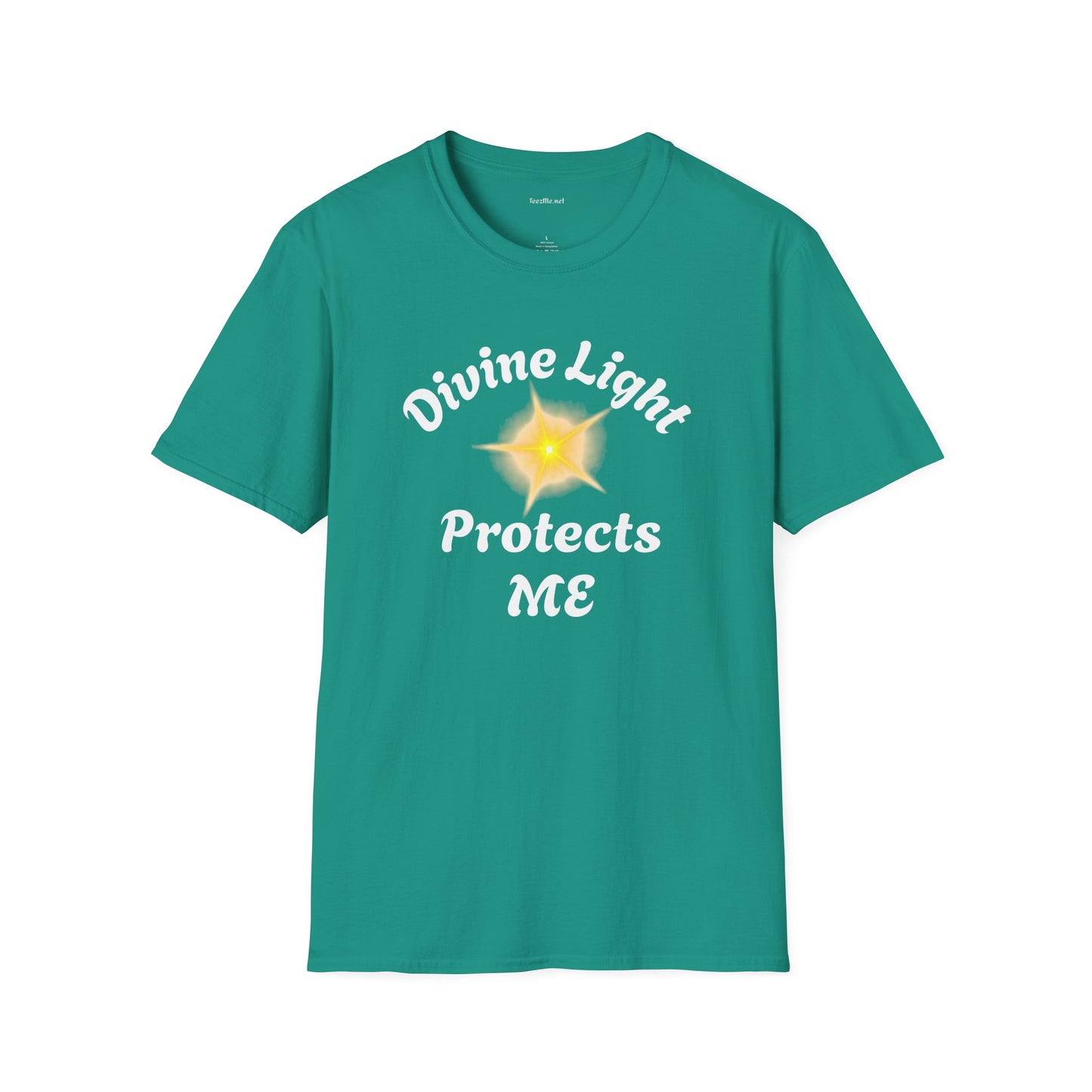 Divine Light Protects ME - Unisex Softstyle T-Shirt 100% Cotton Graphic
