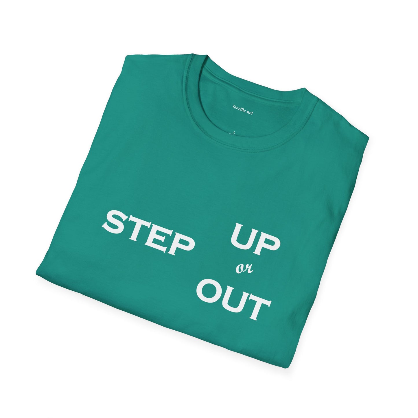 Step Up - Unisex Softstyle T-Shirt 100% Cotton Graphic