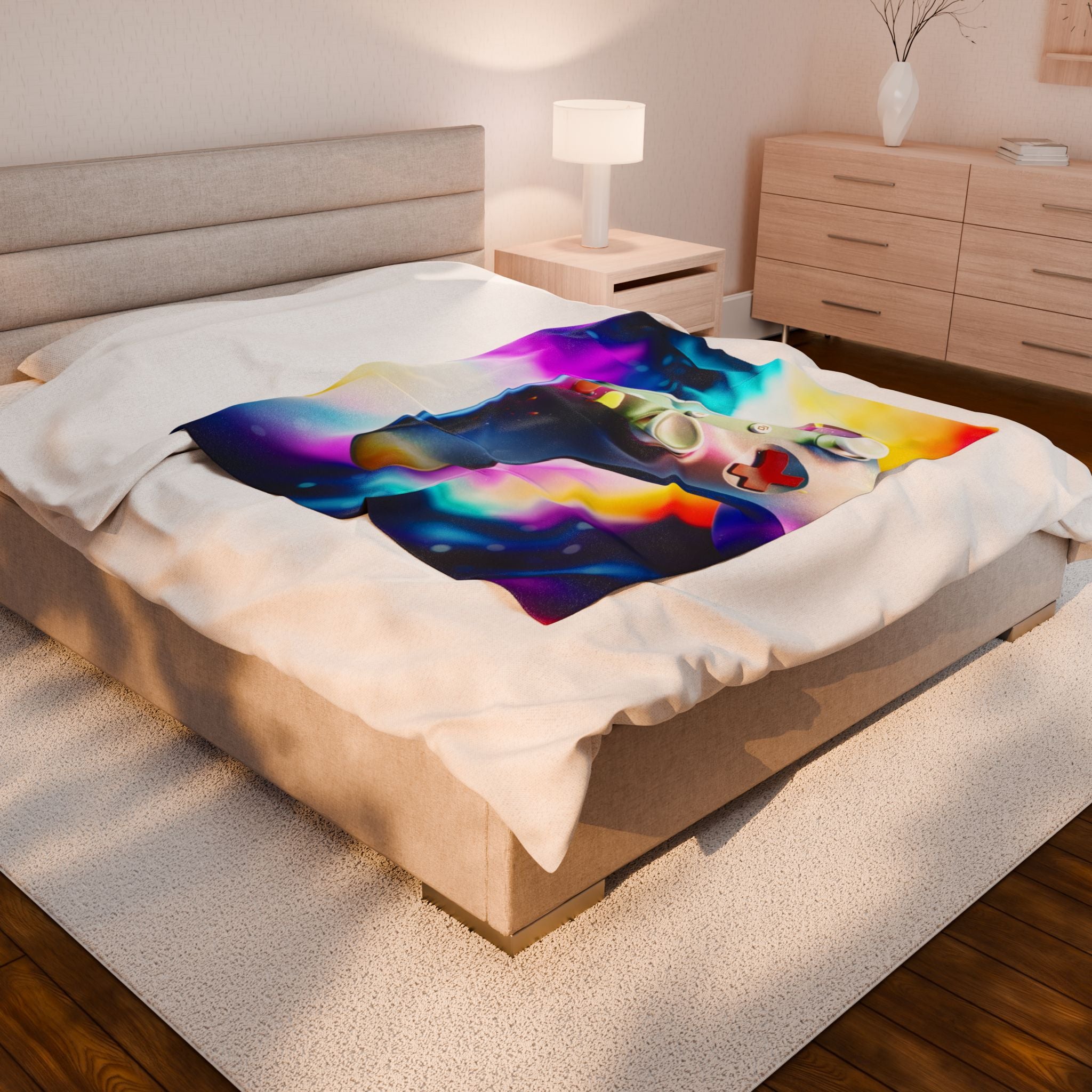 Video Game Velveteen Plush Blanket