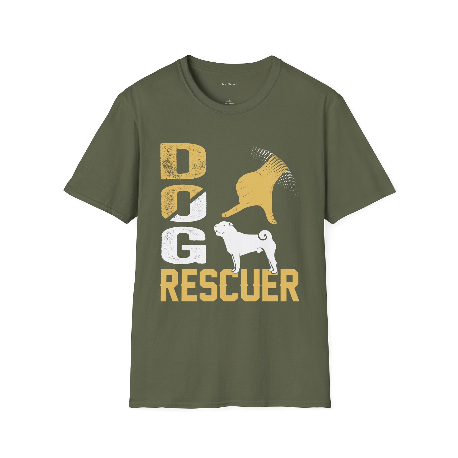 Dog Rescuer T-Shirt — Rescue Dog Adoption Advocate Tee