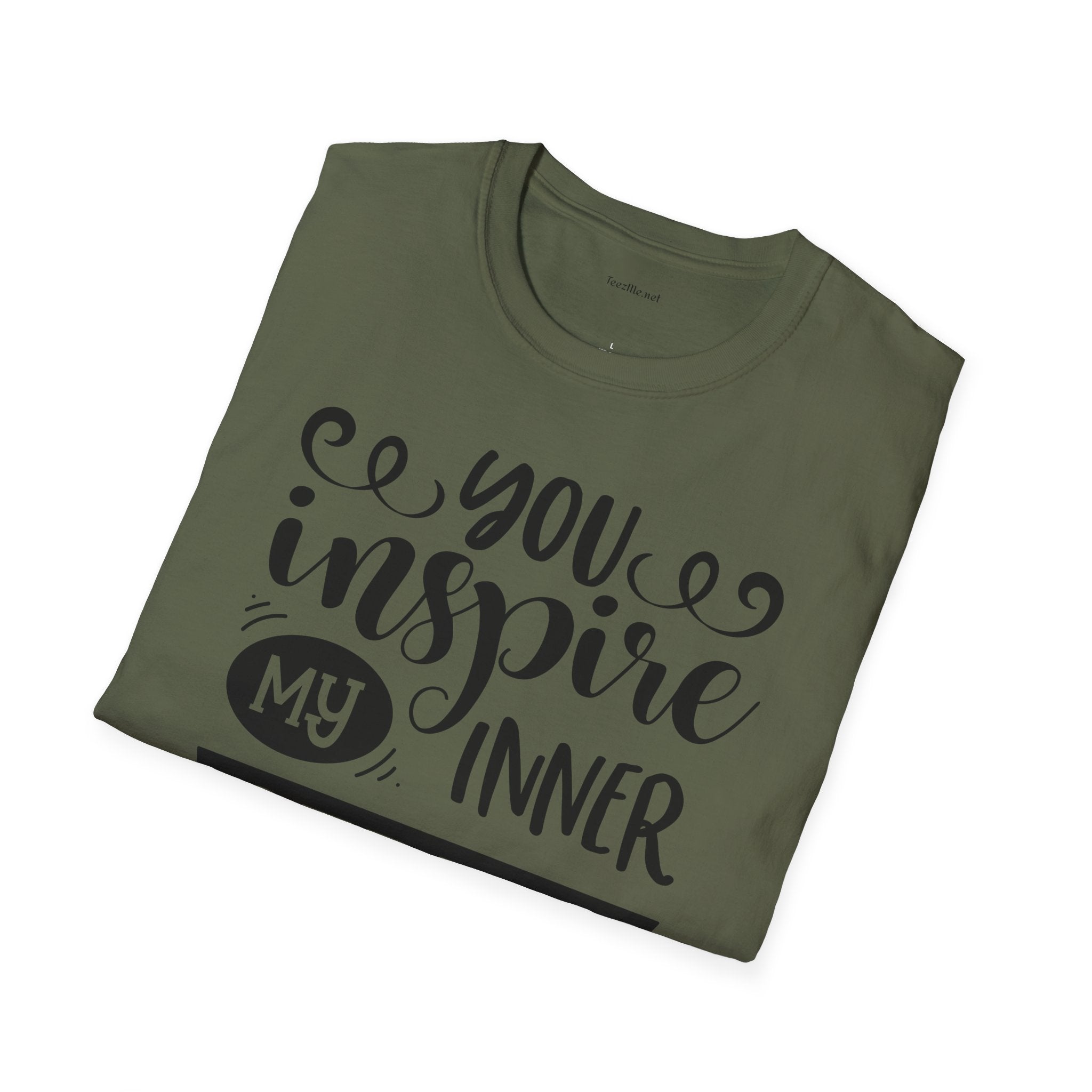 You inspire my inner serial  - Unisex Softstyle T-Shirt 100% Cotton Graphic
