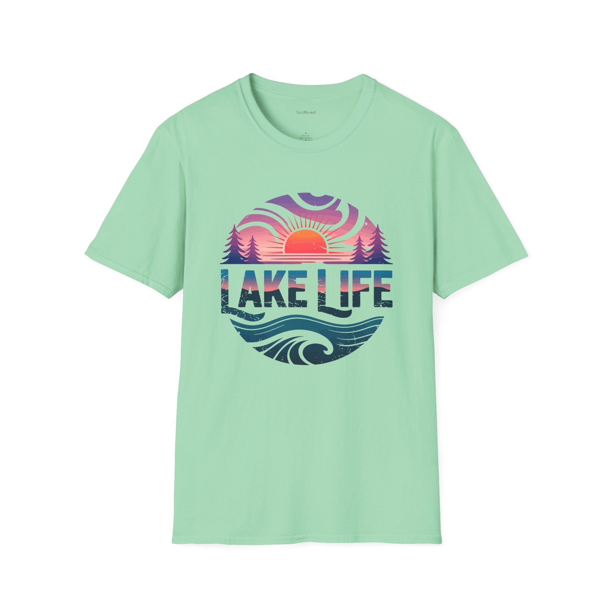 Lake Life  - Unisex Softstyle T-Shirt 100% Cotton Graphic