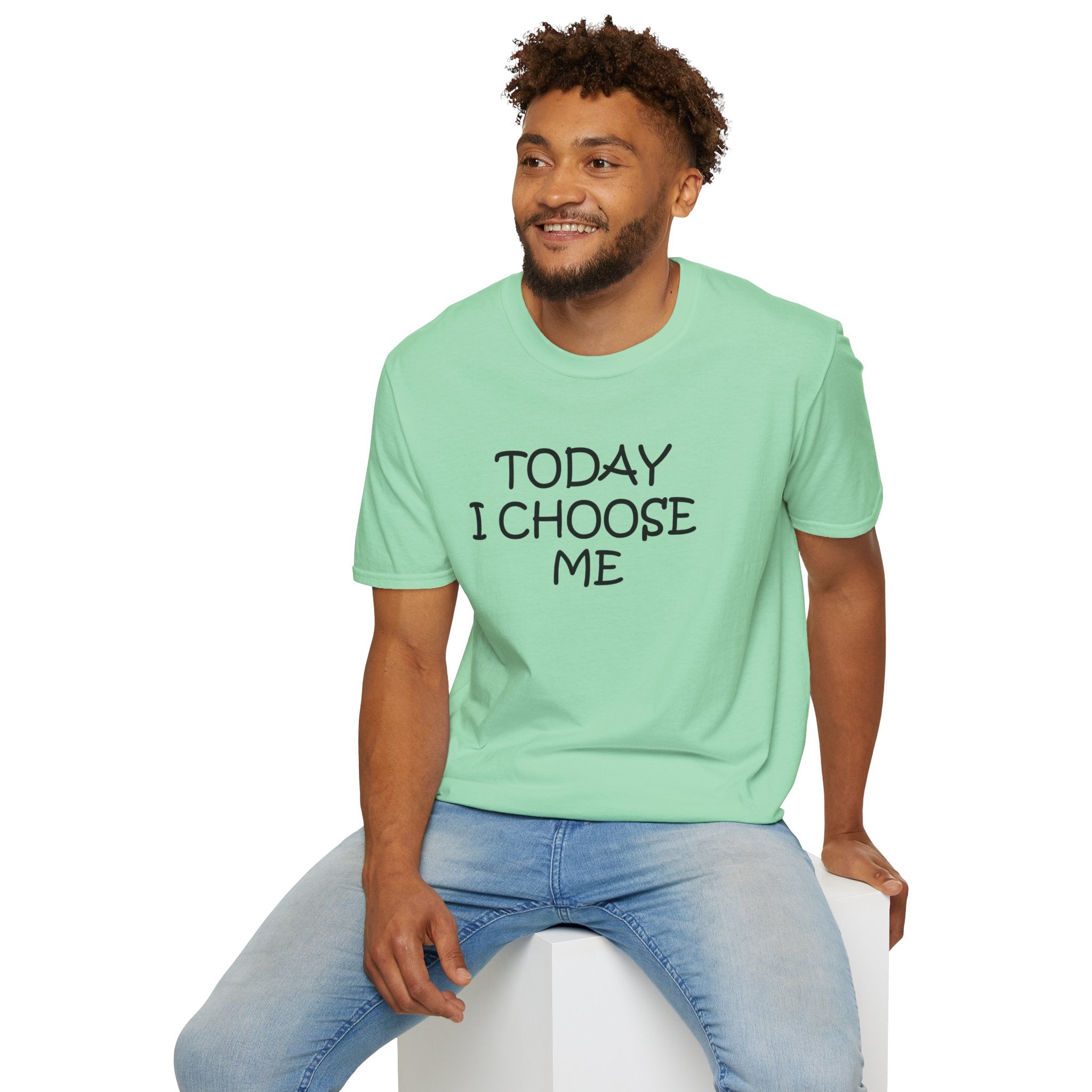 Today I Choose Me - Unisex Softstyle T-Shirt 100% Cotton Graphic
