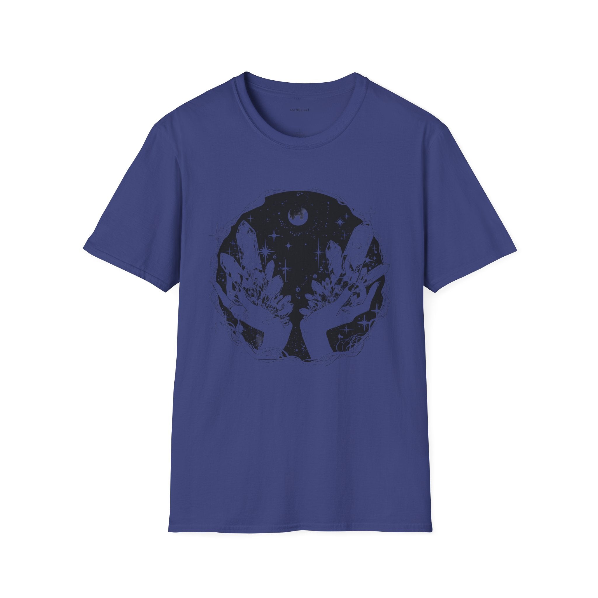 Crystal Moon Magic  - Unisex Softstyle T-Shirt 100% Cotton Graphic