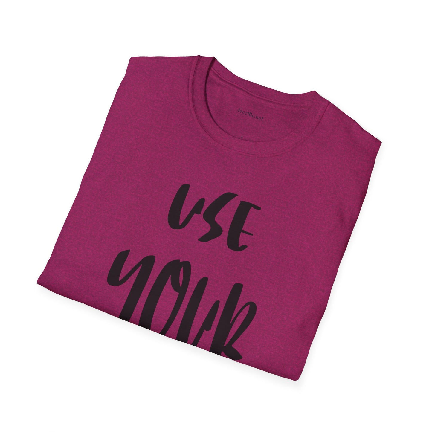 Use Your Brain Unisex Soft Style T-Shirt 100% Cotton Graphic