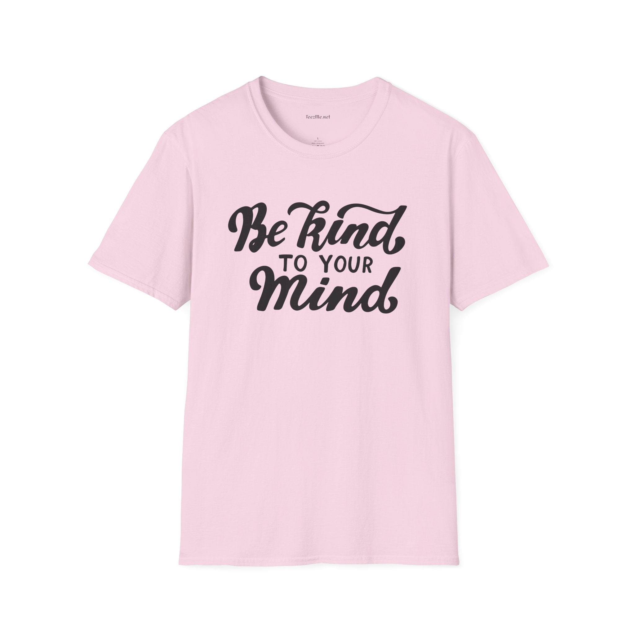 Be kind to your Mind Unisex Softstyle T-Shirt 100% Cotton Graphic