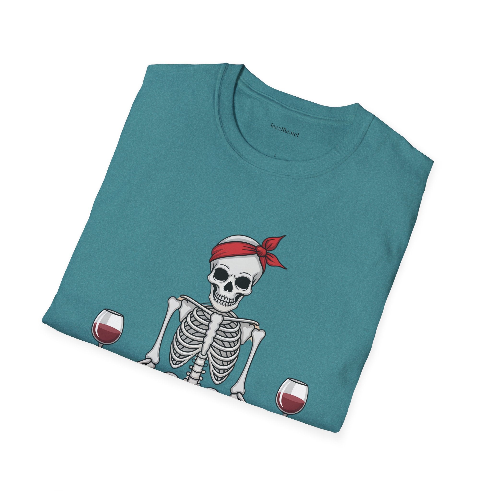 Namaste Skeleton - Unisex Softstyle T-Shirt 100% Cotton Graphic