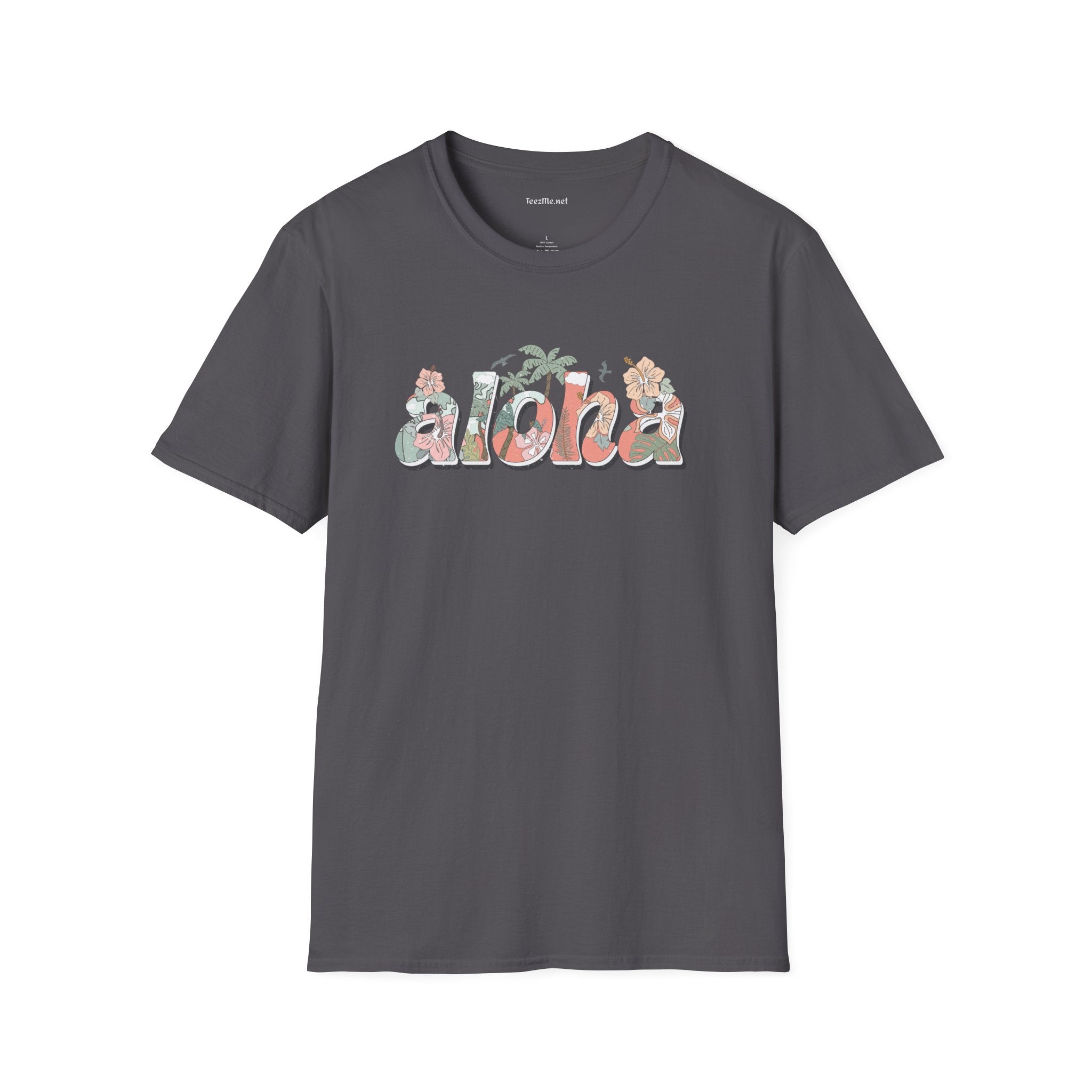 Aloha Unisex Softstyle T-Shirt 100% Cotton Graphic