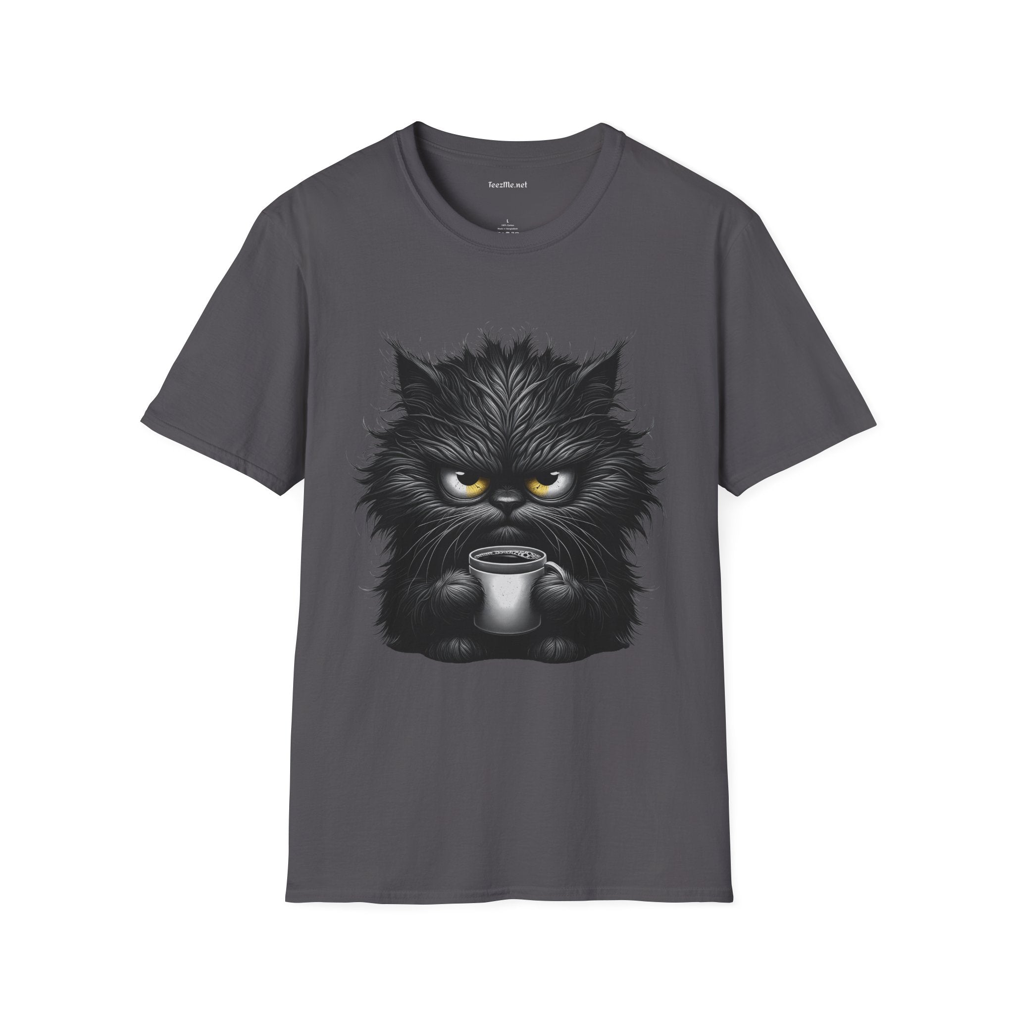 Adorable Grumpy Cat 01 Unisex SoftStyle T-Shirt 100% Cotton Graphic