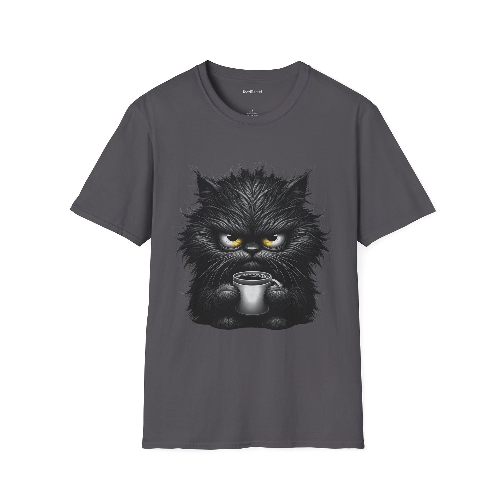 Adorable Grumpy Cat 01 Unisex SoftStyle T-Shirt 100% Cotton Graphic