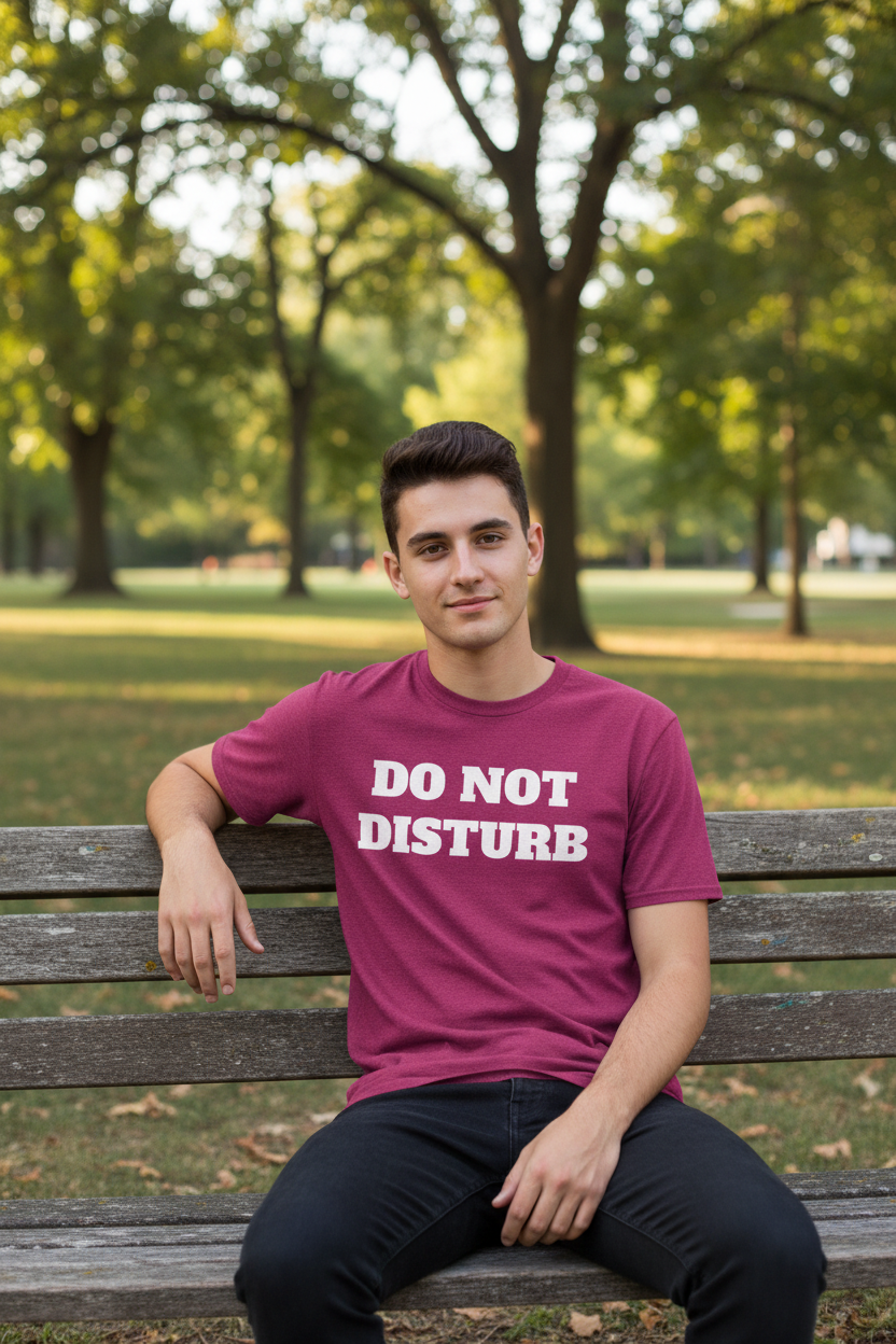 DO NOT DISTURB - Unisex Softstyle T-Shirt 100% Cotton Graphic