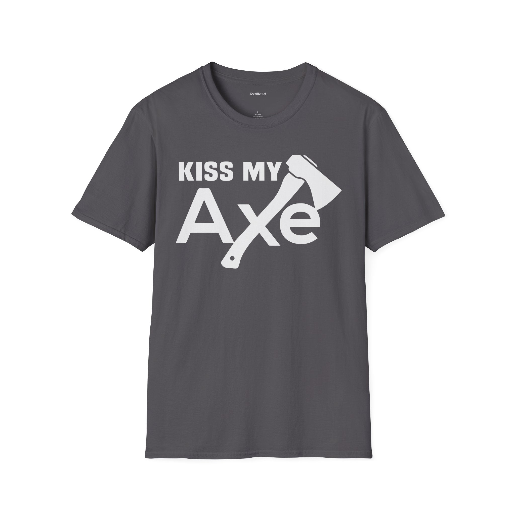 Kiss My Axe - Unisex Softstyle T-Shirt 100% Cotton Graphic