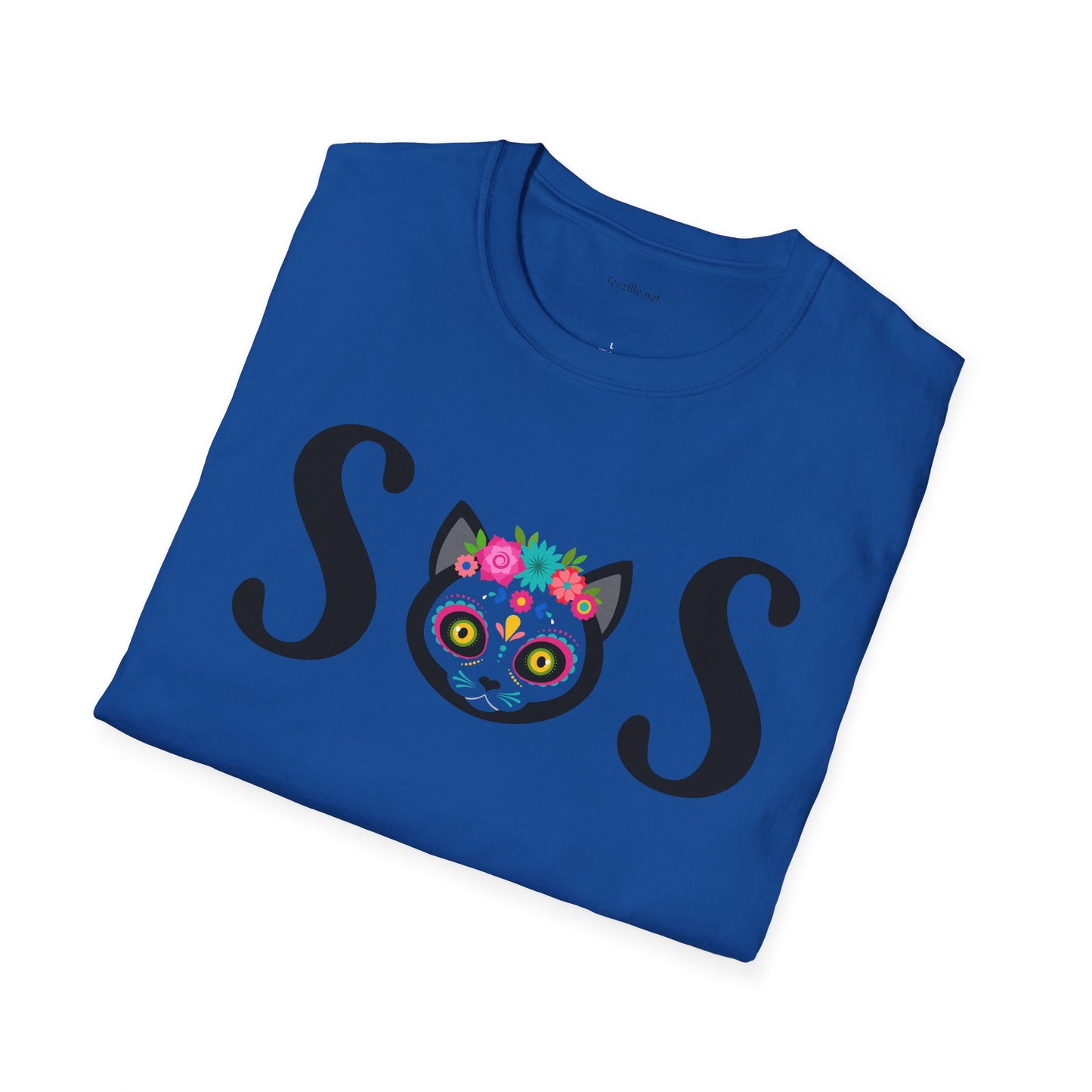 S O S - Unisex Softstyle T-Shirt 100% Cotton Graphic