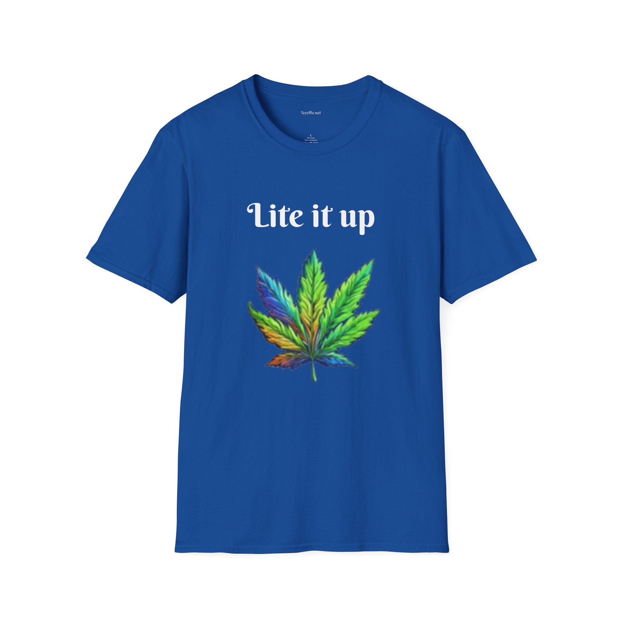 Lite it up - Unisex Softstyle T-Shirt 100% Cotton Graphic