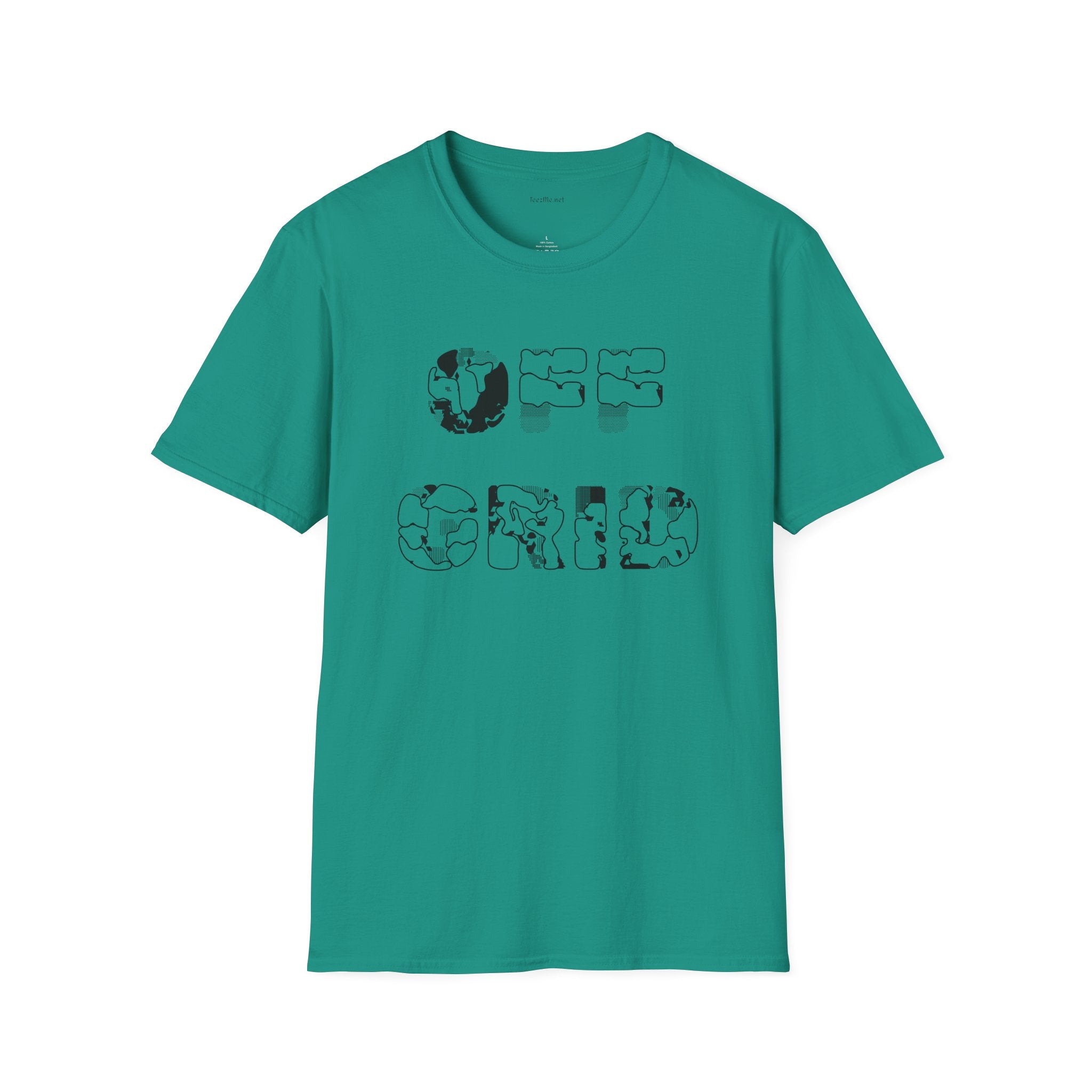 OFF GRID - Unisex Softstyle T-Shirt 100% Cotton Graphic