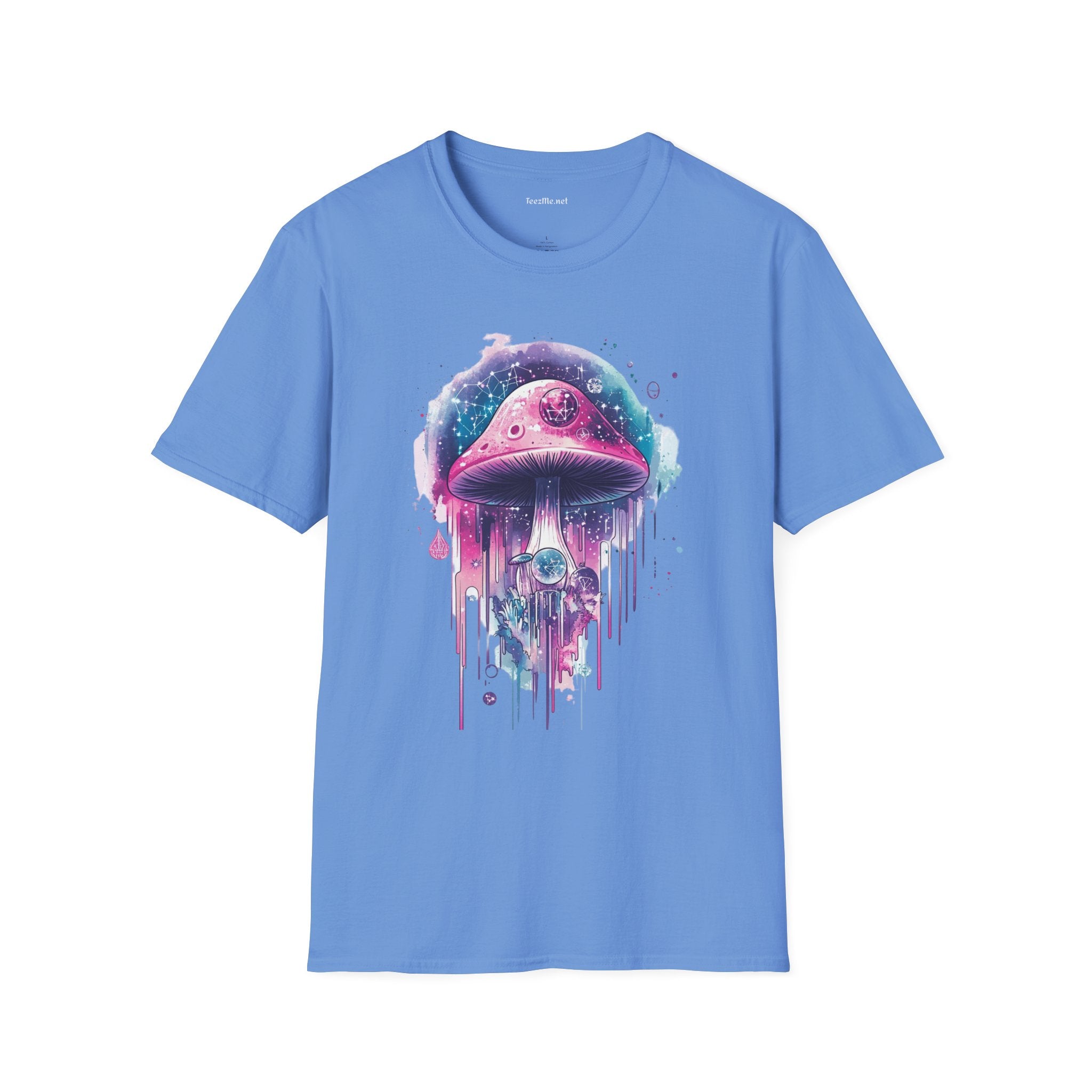 Abstract Mushroom Unisex Softstyle T-Shirt 100% Cotton Graphic