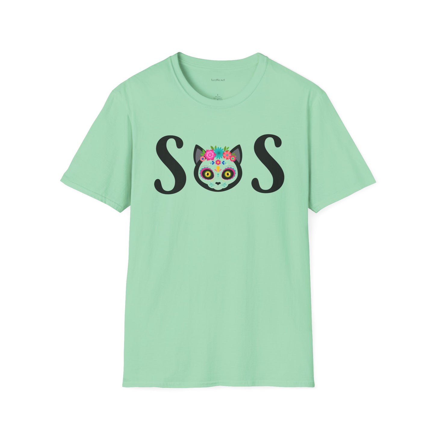S O S - Unisex Softstyle T-Shirt 100% Cotton Graphic