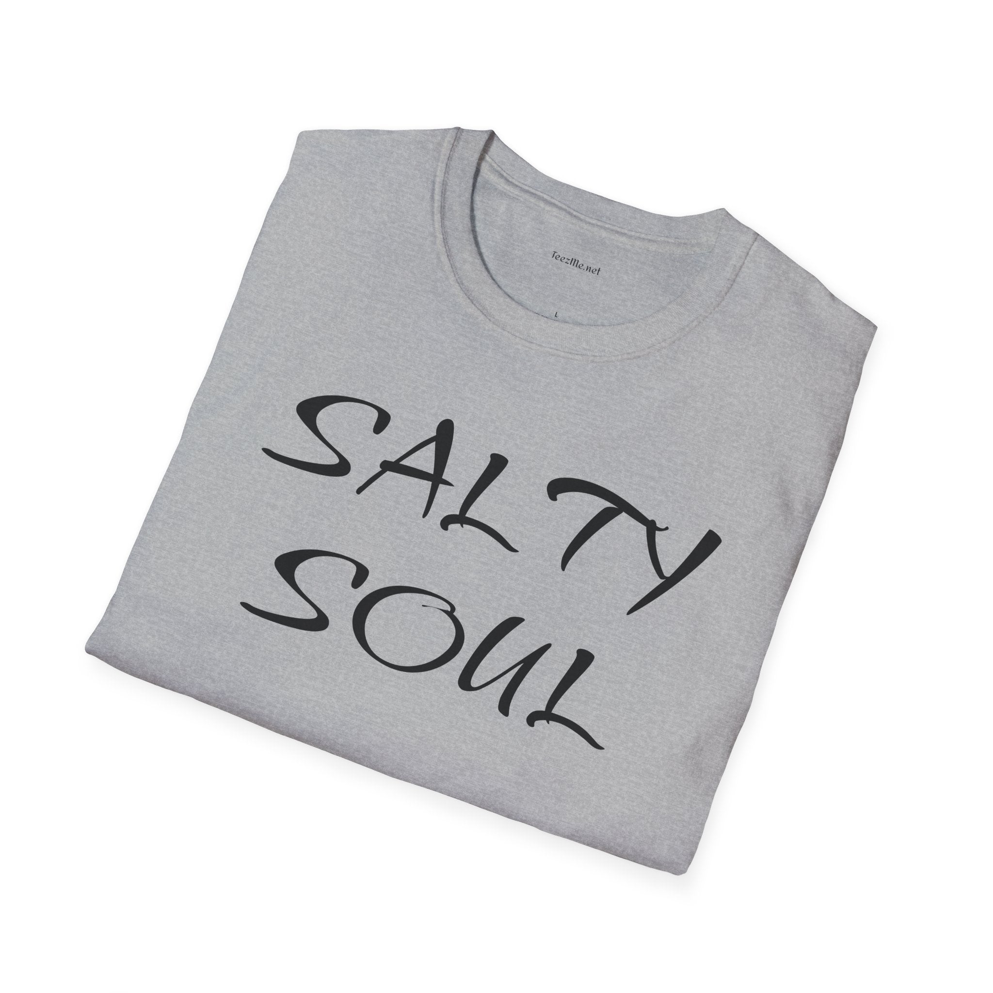 Salty Soul  - Unisex Softstyle T-Shirt 100% Cotton Graphic