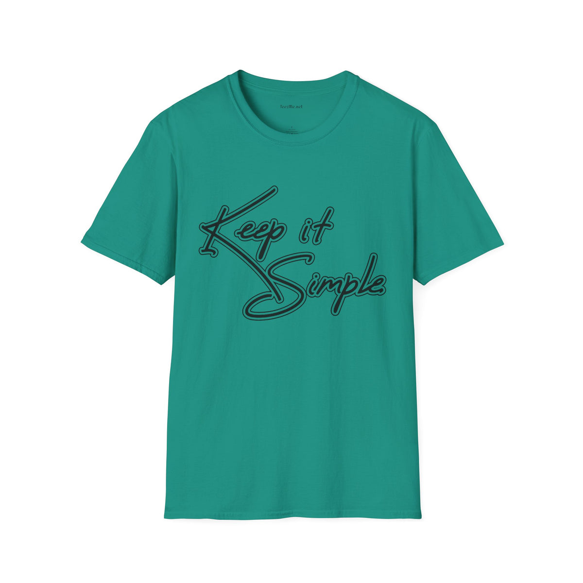 Keep It Simple T-Shirt — Minimalist Script Graphic Tee