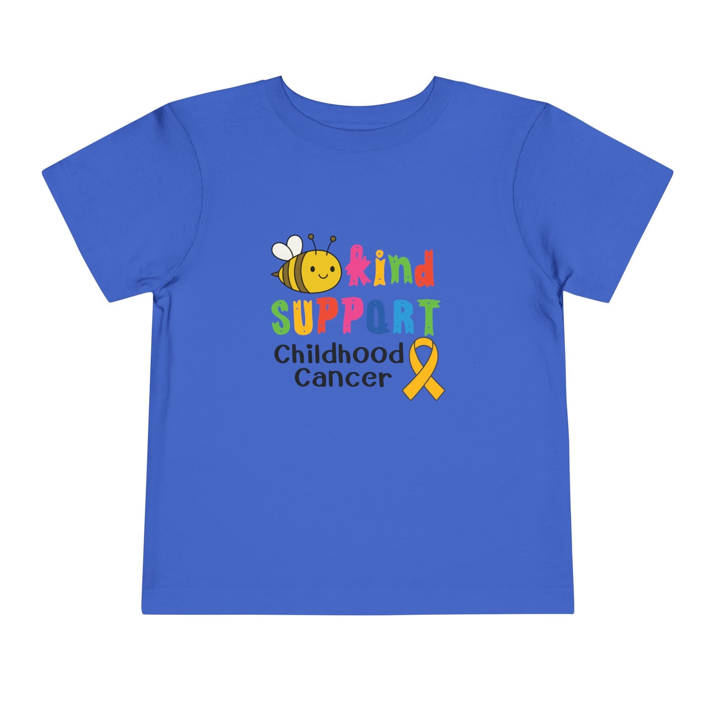 Bee Kind (Support Childhood Cancer)- Kids Softstyle Tee Children