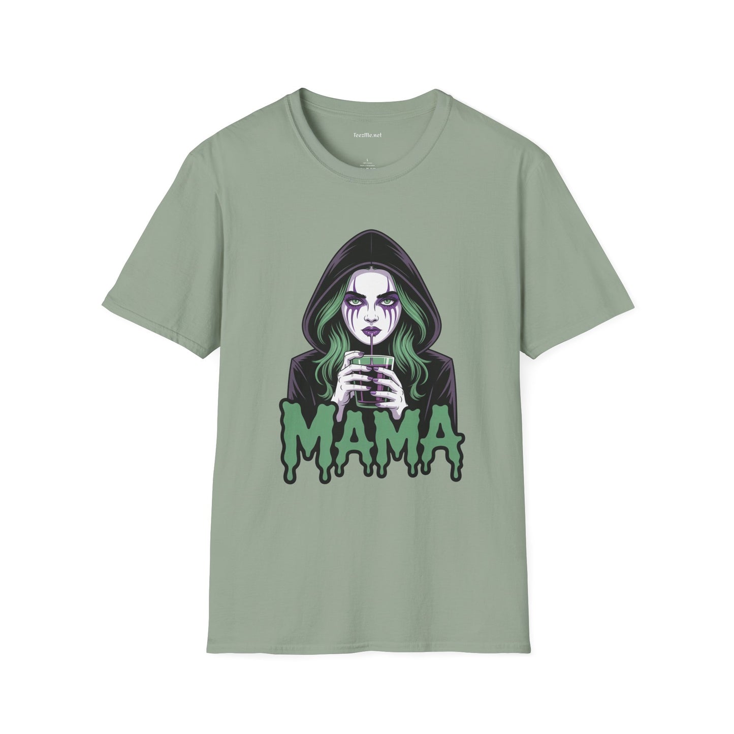 Cute Horror Mama Unisex Soft Style T-Shirt 100% Cotton Graphic