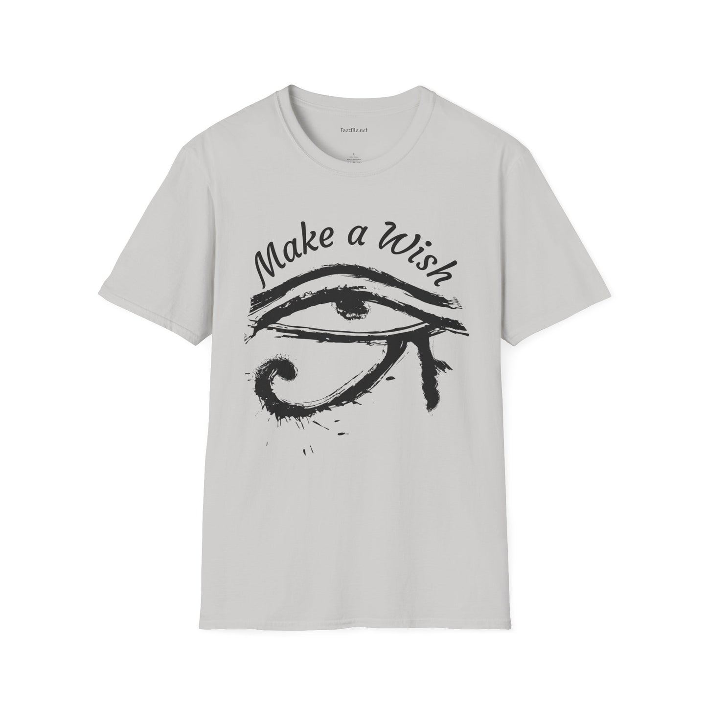 Make a Wish Eye of Horus Unisex Softstyle T-Shirt 100% Cotton