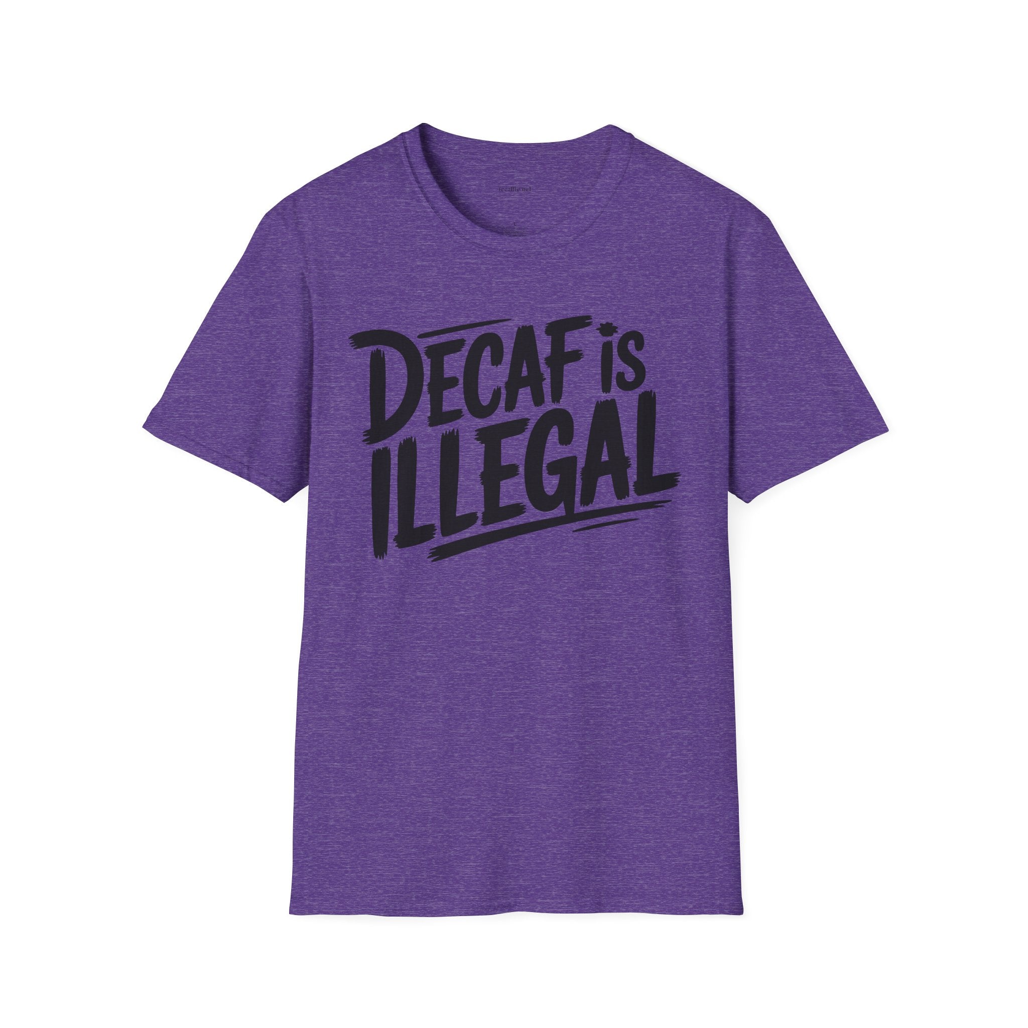 Decaf Is Illegal Graphic T-Shirt – Funny Coffee Lover Tee
