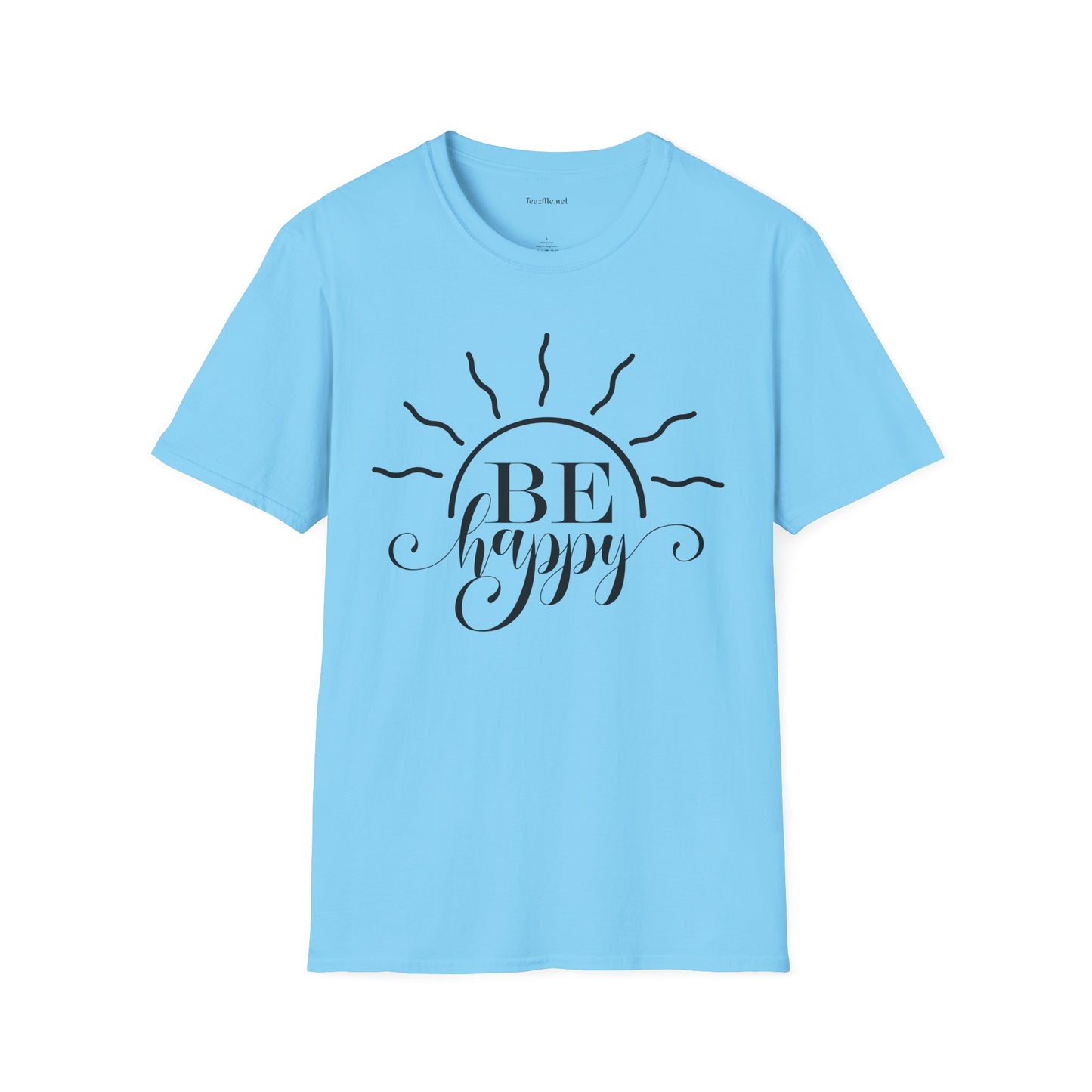 Be Happy Unisex Softstyle T-Shirt 100% Cotton