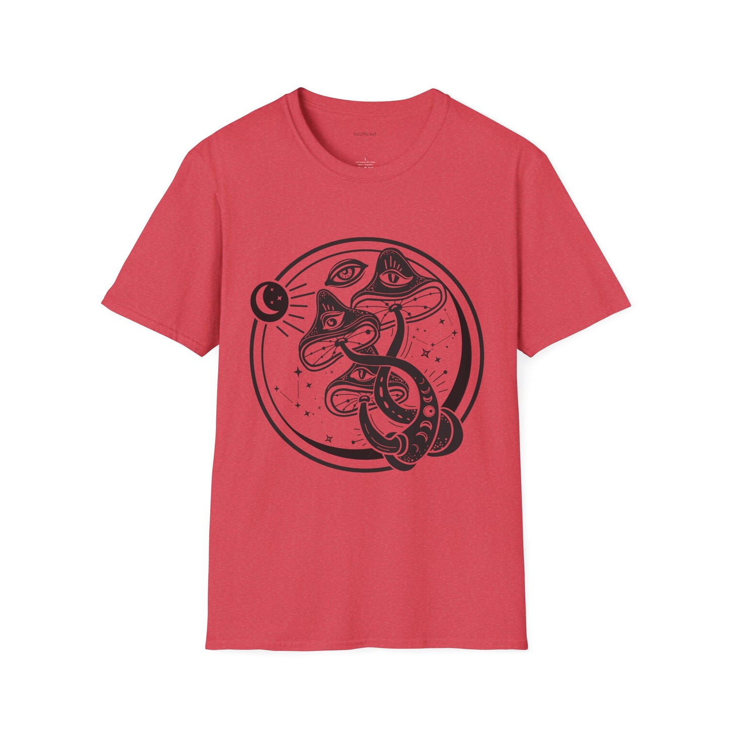 Mushrooms - Unisex Softstyle T-Shirt 100% Cotton Graphic
