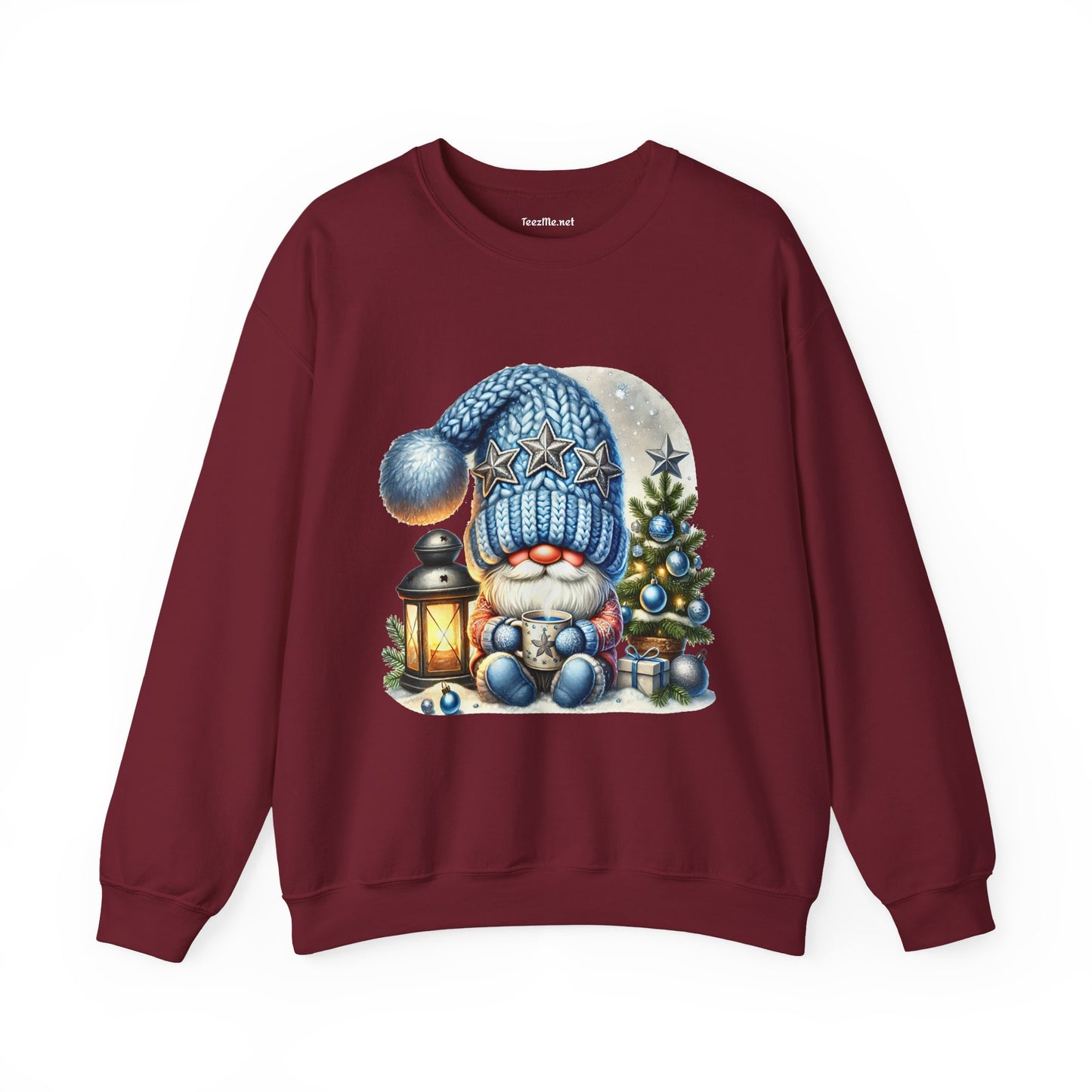 Cozy Christmas Gnome Unisex Heavy Blend™ Crewneck Sweatshirt