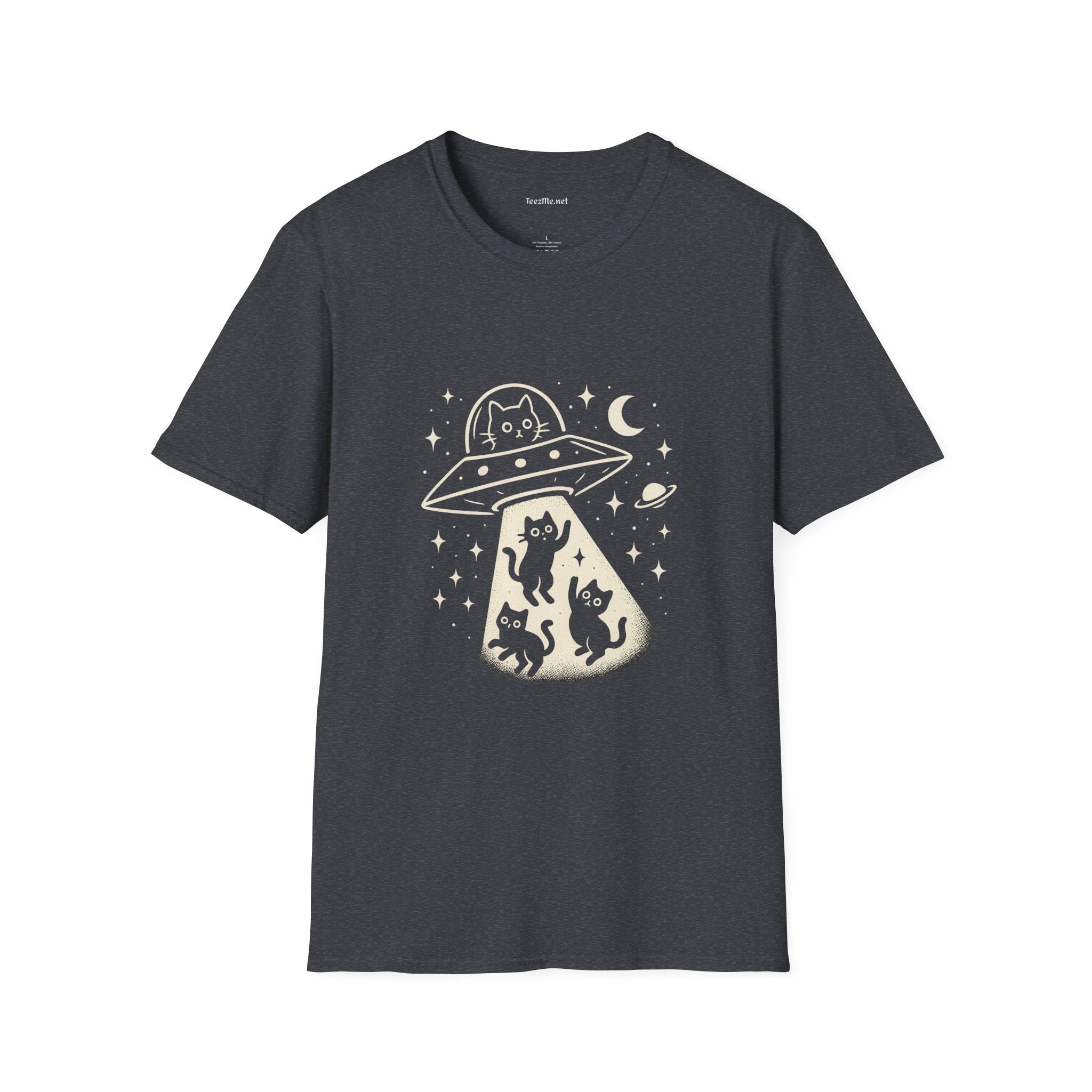 UFO Cats Unisex Softstyle T-Shirt 100% Cotton Graphic