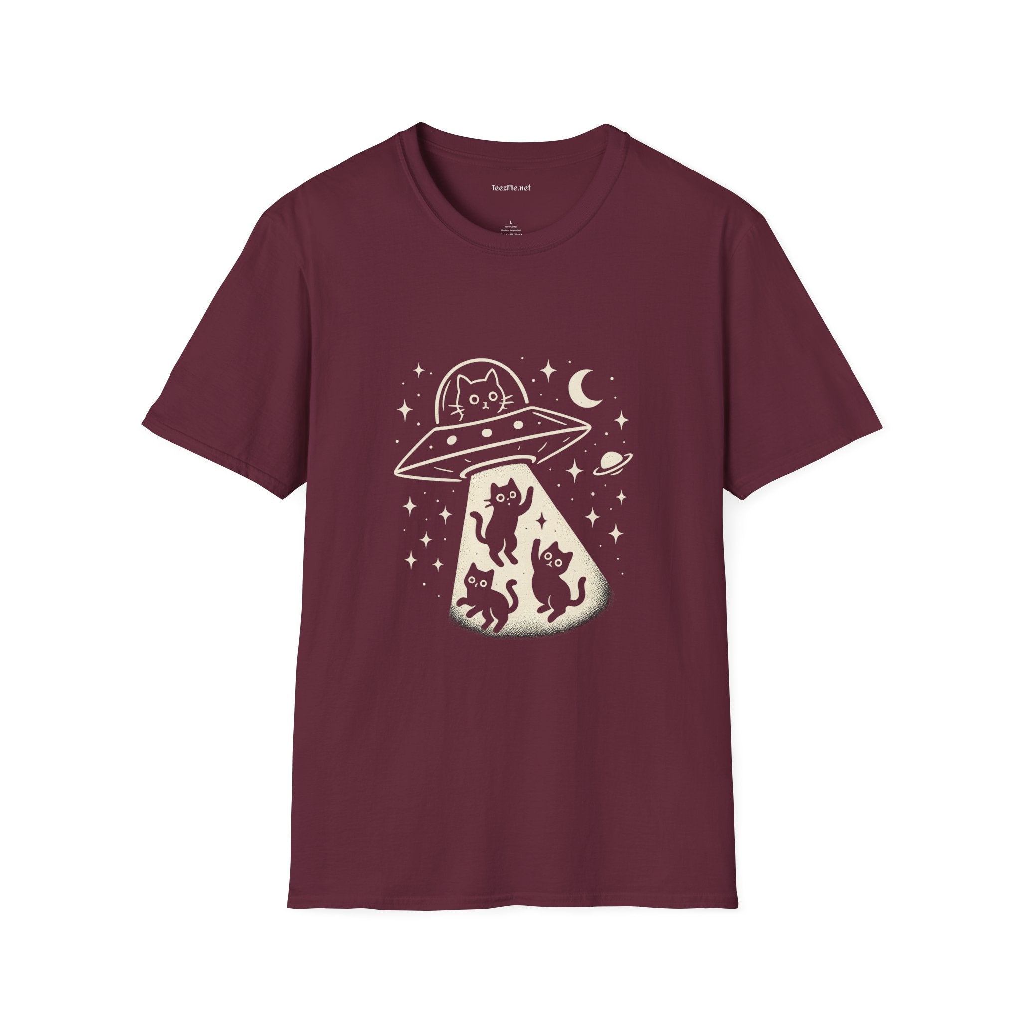 UFO Cats Unisex Softstyle T-Shirt 100% Cotton Graphic