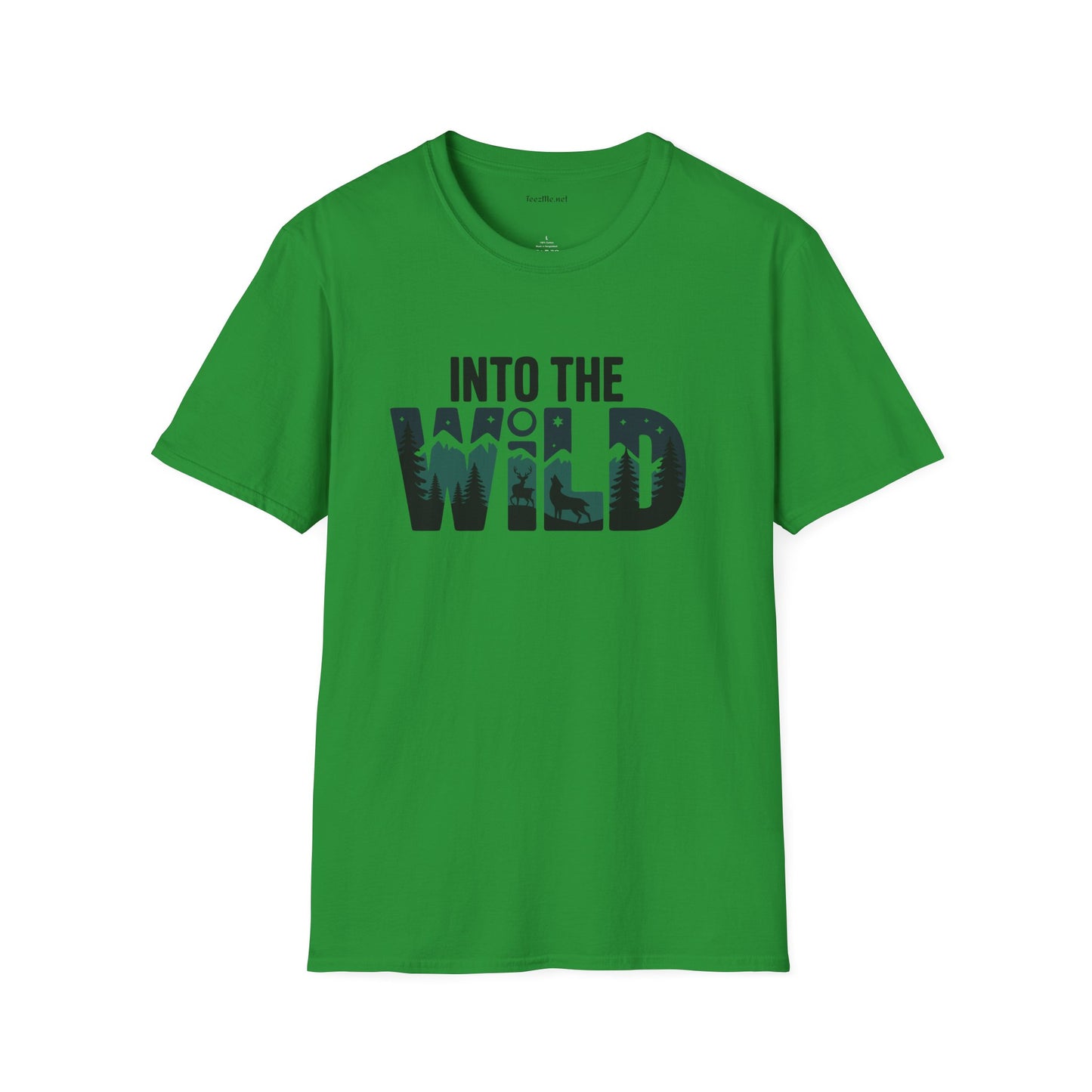 Into the WILD Unisex Softstyle T-Shirt 100% Cotton Graphic
