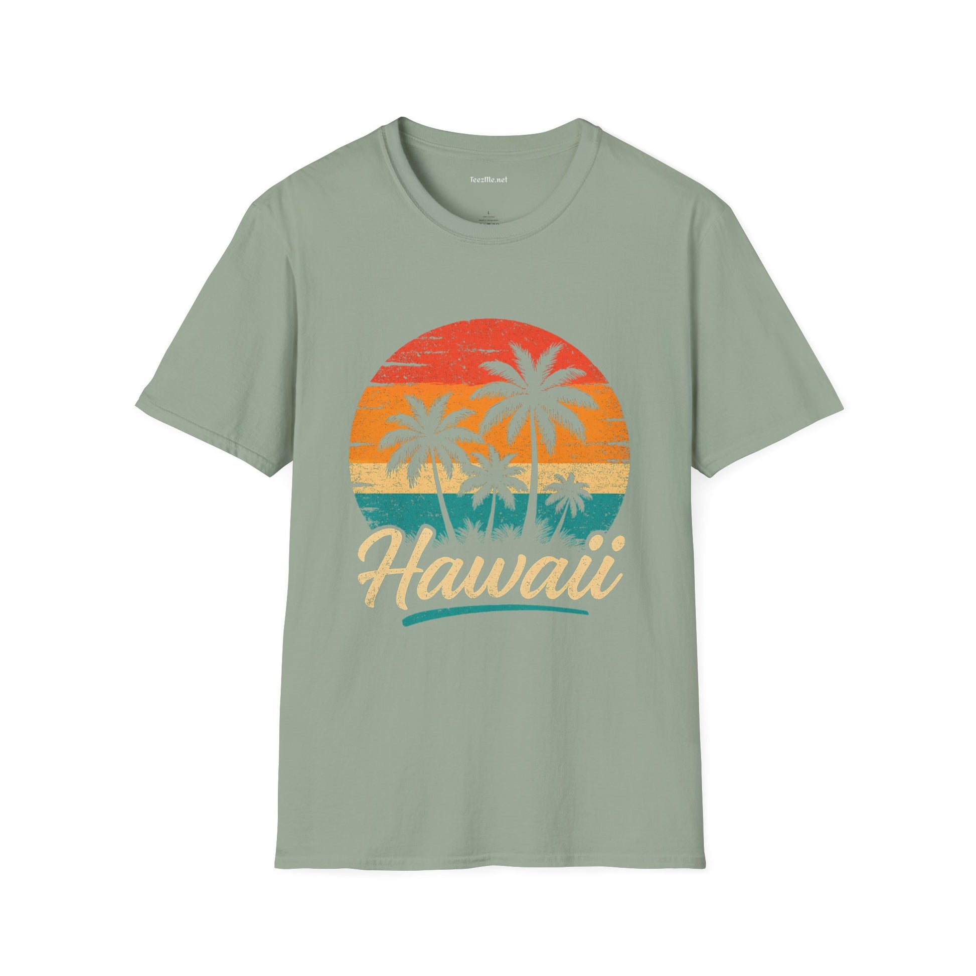 Retro Hawaii Unisex Softstyle T-Shirt 100% Cotton