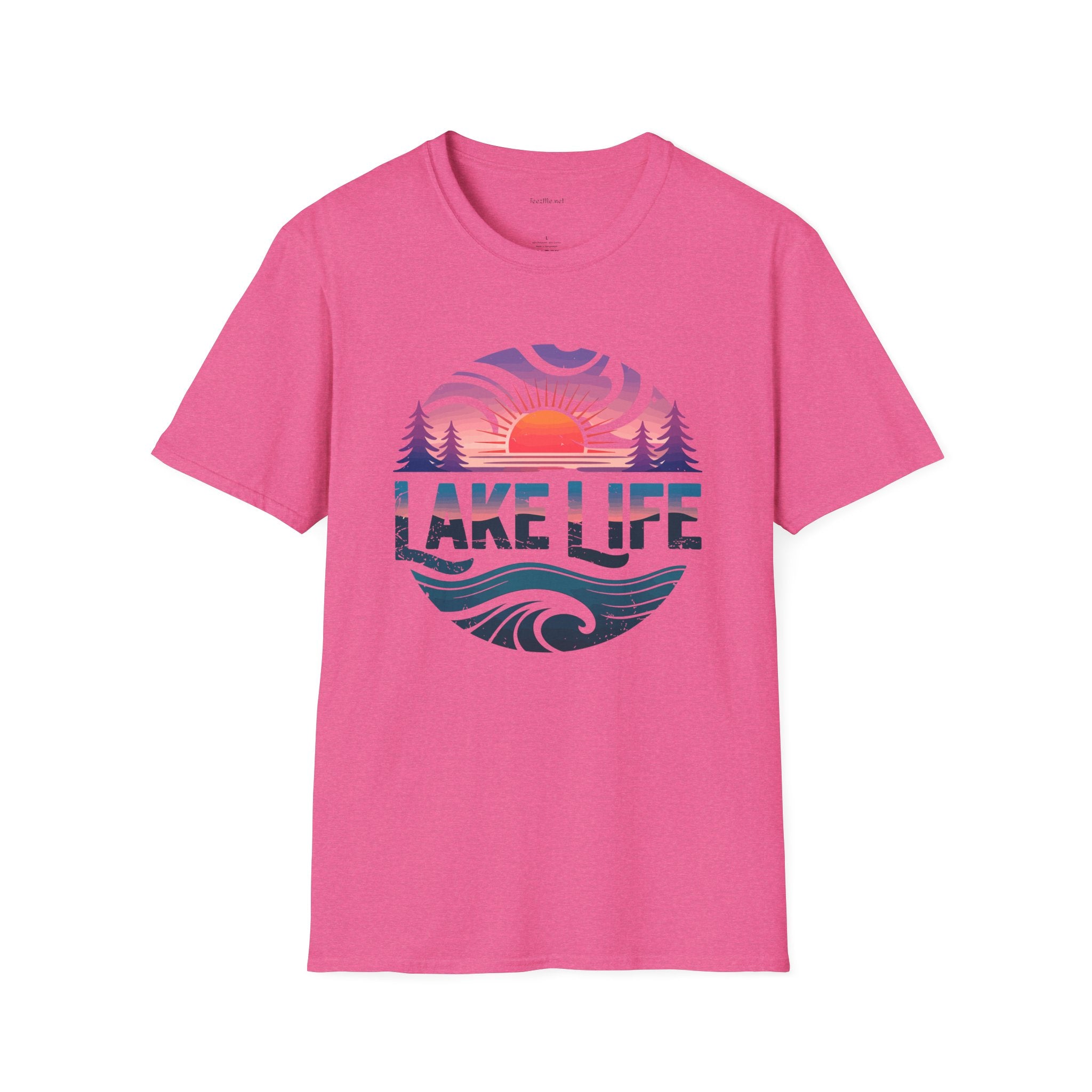 Lake Life  - Unisex Softstyle T-Shirt 100% Cotton Graphic