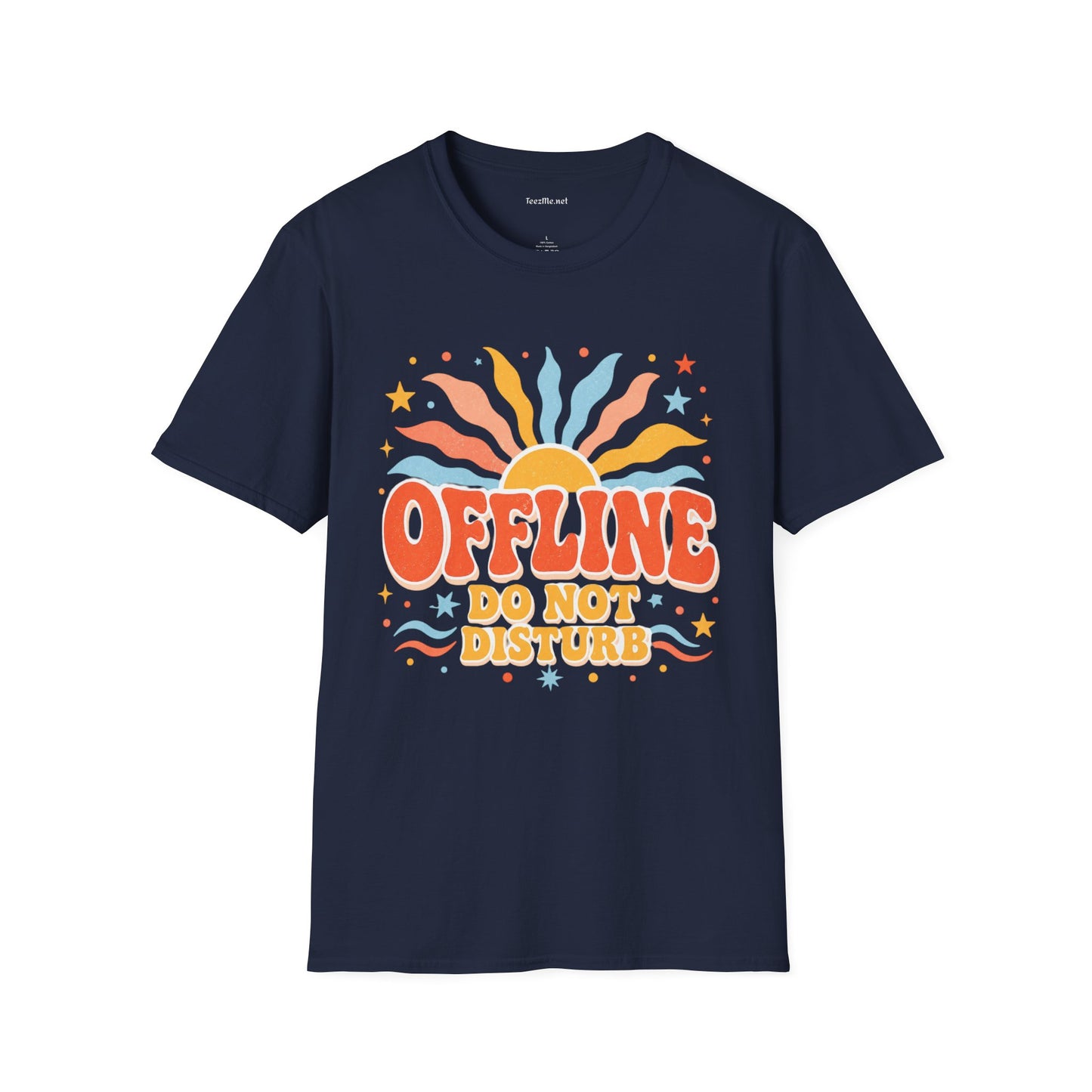 OFFLINE Do Not Disturb Unisex Softstyle T-Shirt 100% Cotton Graphic
